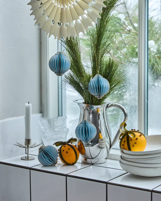Weihnachtsschmuck, HDAlsta, Hellblau