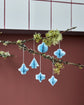Christmas ornament, HDComb, Light blue