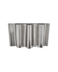 Wall lamp, HDFlola, Brushed silver finish