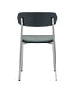 Chair, HDPova, Chrome, Dark green