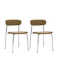 Chair, HDPova, Chrome, Khaki