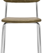 Chair, HDPova, Chrome, Khaki
