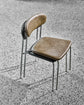 Chair, HDPova, Chrome, Khaki
