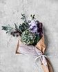 Artificial bouquet, HDCalm purple, Bunt