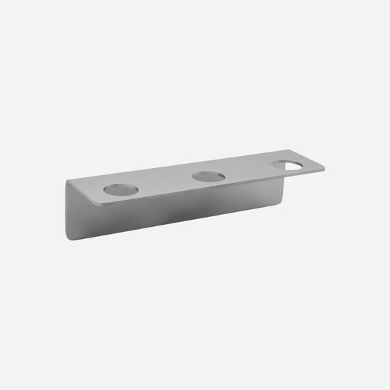 Bottle hanger 3 holes, MK, Brushed silver finish