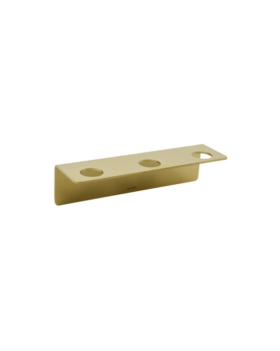 Bottle hanger 3 holes, MK, Brushed brass finish