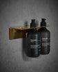 Bottle hanger 3 holes, MK, Brushed brass finish