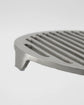 Bordskåner, HDEsme, Brushed silver finish