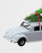 Dekoration, HDMini Xmas car, Hellblau