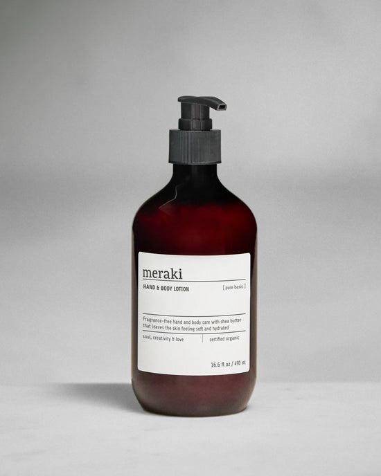 Hand & body lotion, Pure Basic, 490 ml