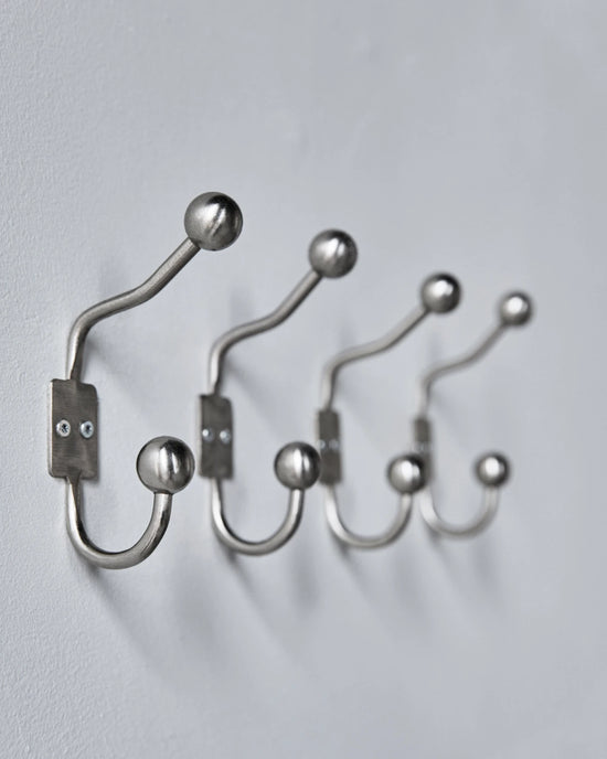 Hooks, HDBall, Silver finish