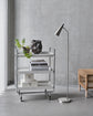 Floor lamp, HDPrecise, Silver finish