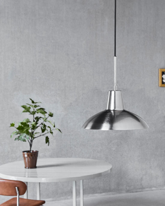 Lamp, HDDesk, Brushed silver finish
