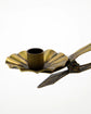 Candle holder, HDHalla, Brass finish