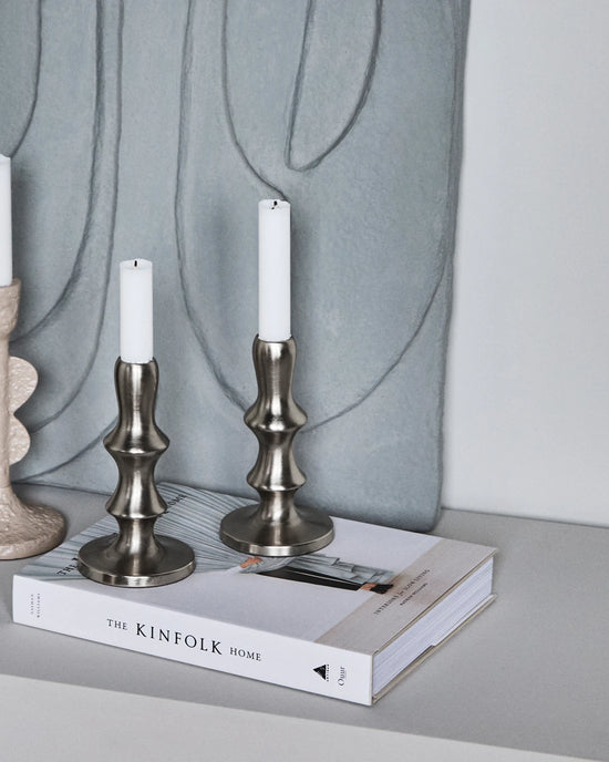 Candle stand, HDReese, Silver finish