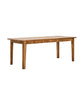 Dining table, HDBalance, Antique brown