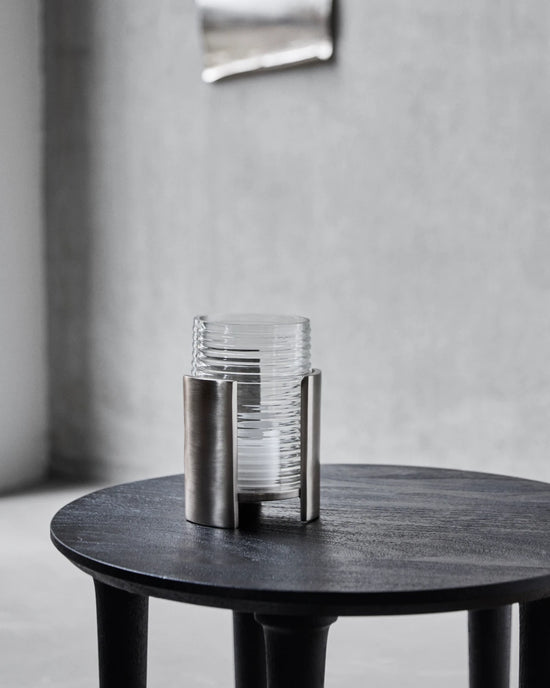 Tealight holder, HDIndie, Silver finish