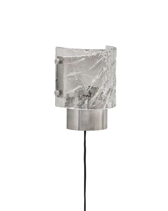 Wall lamp, HDType, Brushed silver