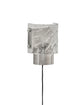 Wall lamp, HDType, Brushed silver