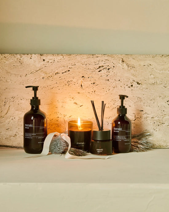 AdventCH, Meadow Bliss Soap + Lotion + Silent Amber Diffuser + Candle, 490|275|200|100 ml|ml|g|ml