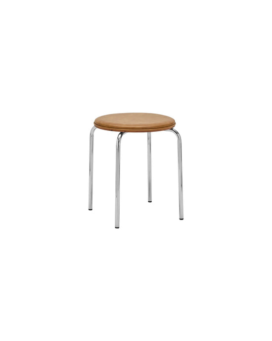 Stool, HDComma, Cognac, Chrome
