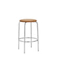 Bar Stool, HDComma, Cognac, Chrome