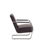 Lounge chair, HDComma, Mulberry, Chrome