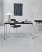 Desk, HDArph, Mulberry, Chrome