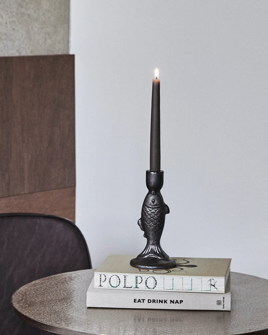 Candle holder, HDRio, Metallic black