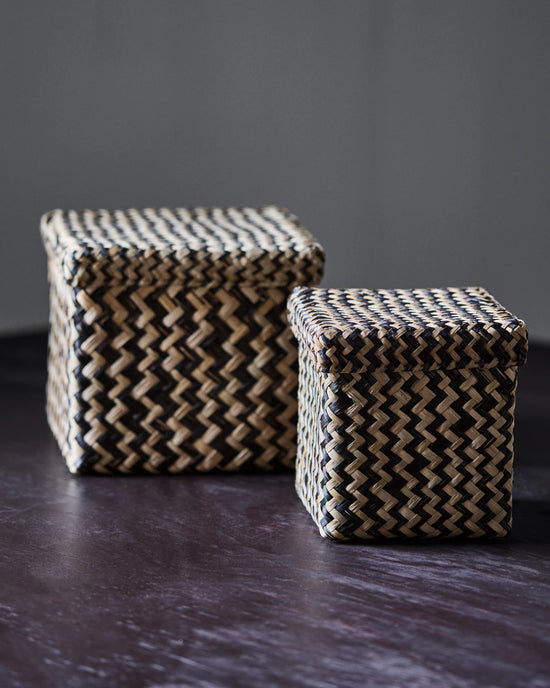 Storage boxes, HDOllie, Black, Nature