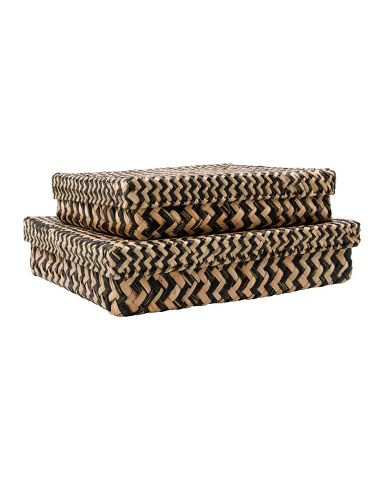 Storage basket, HDOllie, Black, Nature