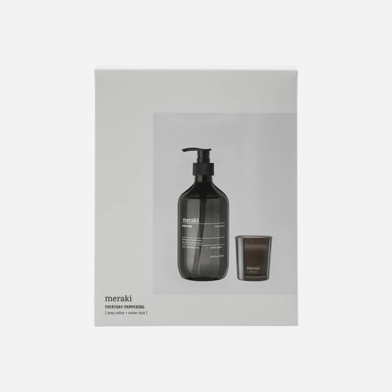 Gift box, Deep Valley Handsoap + Scented Candle Amber Dust, 490|60 ml|g