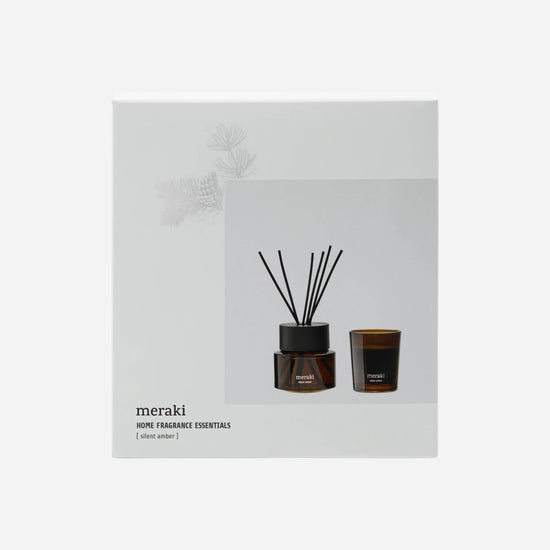 Gift boxCH, Silent Amber Diffusser + Scented Candle, 100|60 ml|g