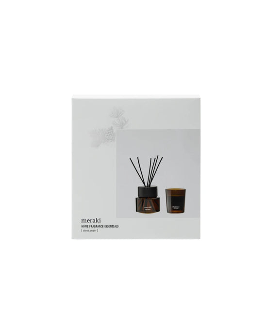 Gift boxCH, Silent Amber Diffusser + Scented Candle, 100|60 ml|g