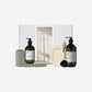 Gift box, grey holder + nature brush + anti-odour hand soap, forest garden dish wash, 490|1000 ml|ml