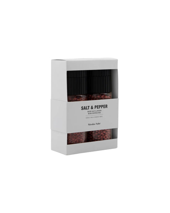 Gift box, Ruby salt & seeds + pepper mix, 110|60 g|g
