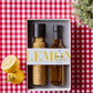 Gift box, Salt & oil, Lemon, 330|25 g|cl
