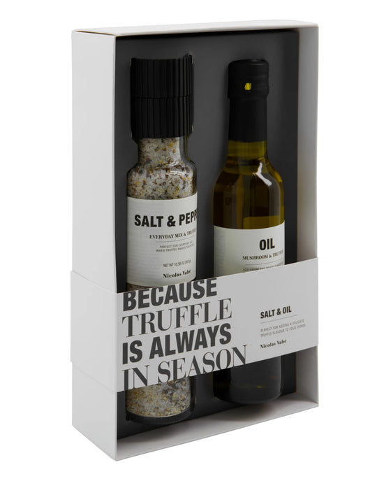 Gift box, Salt & oil, Because truffle is always in season, 300|25 g|cl