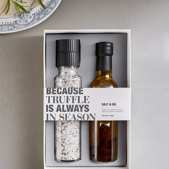 Gift box, Salt & oil, Because truffle is always in season, 300|25 g|cl