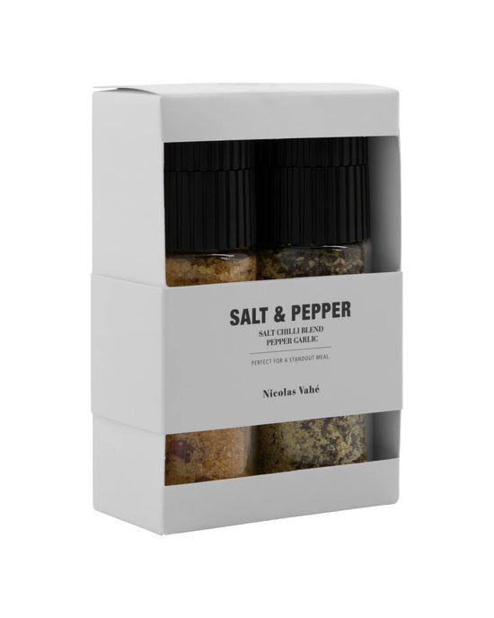 Gift box, Salt chilli + pepper, garlic, 115|65 g|g