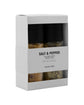 Gift box, Salt chilli + pepper, garlic, 115|65 g|g