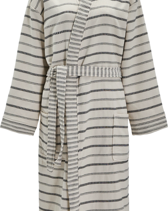 Bath robe, MKTrue S/M, Off-white, Black