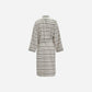 Bath robe, MKTrue S/M, Off-white, Black