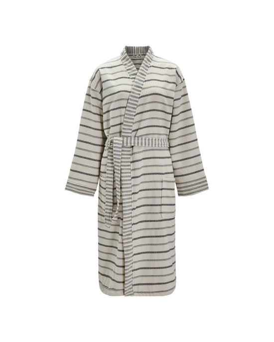 Bath robe, MKTrue L/XL, Off-white, Black