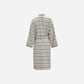 Bath robe, MKTrue L/XL, Off-white, Black