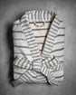 Bath robe, MKTrue L/XL, Off-white, Black