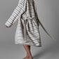 Bath robe, MKTrue L/XL, Off-white, Black