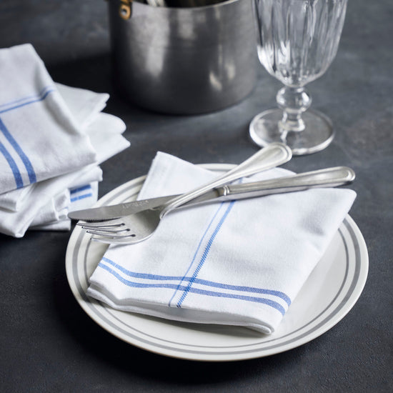 Napkins, NVAmow, White/Blue