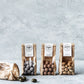 Chocolate covered almonds w. cinnamon