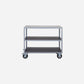 Shelving unit w. 4 wheels, NVTrolley, Grey